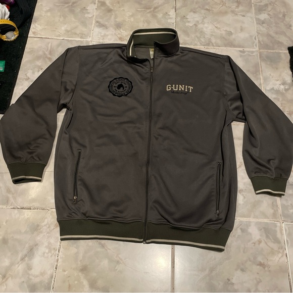 Vintage Y2K Gorilla Unit Special Ops 50 Cent G-Unit Jacket SZ XL Military Green